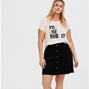 Torrid Peach Pop the Bubbly Slim Fir T-Shirt